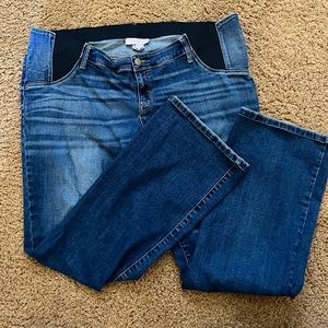 Bootcut Side Panel Maternity Jeans